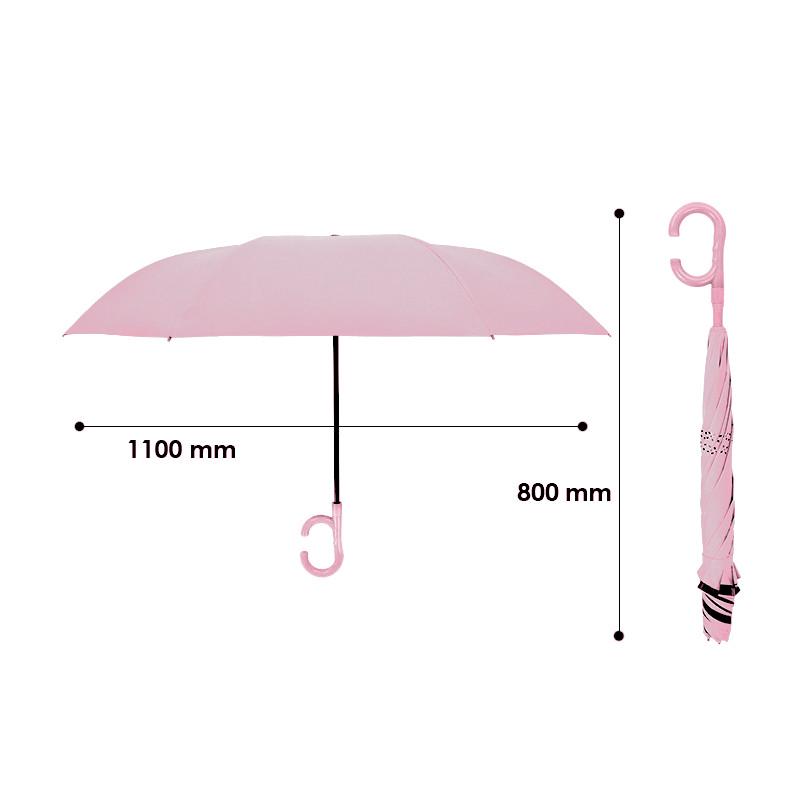 Зонтик наоборот Up-Brella 1166 108 см Pink (2333501786) - фото 4