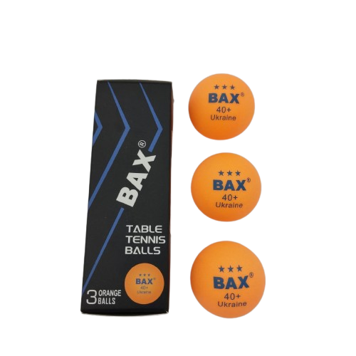 Мяч для настольного тенниса Bax 3 Star 1 шт. Оранжевий (151315)