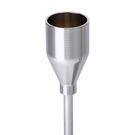 Набір підсвічників металеві 3 шт. 32х27х22 см Сріблястий (91372) - фото 3