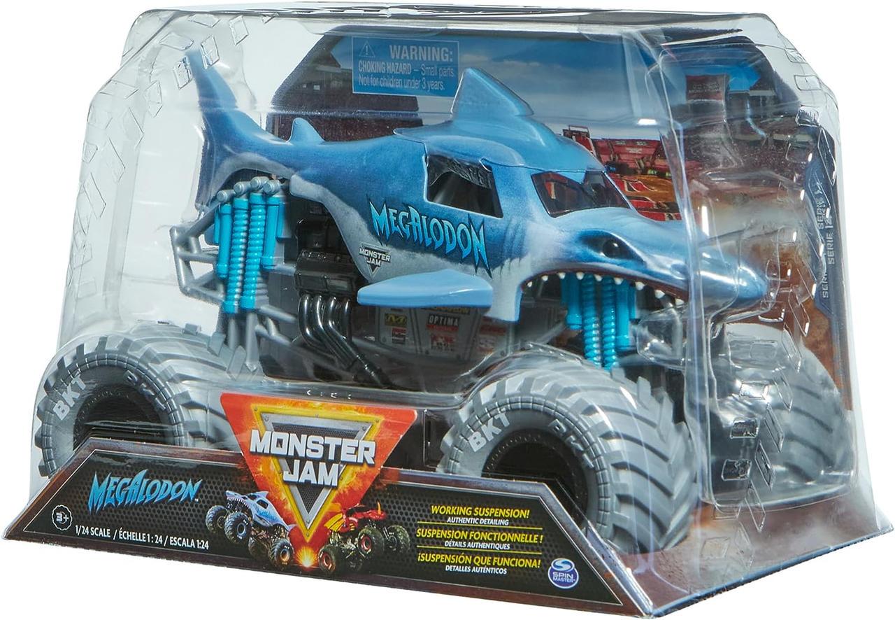 Джип-позашляховик монстр трак Megalodon Monster Jam 1:24 (6063913) - фото 7