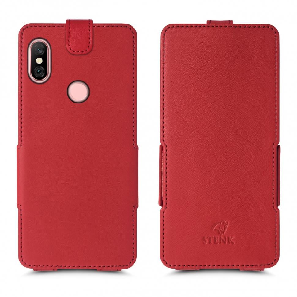 Чехол флип Stenk Prime для Xiaomi Redmi Note 6 Pro Красный (62146)