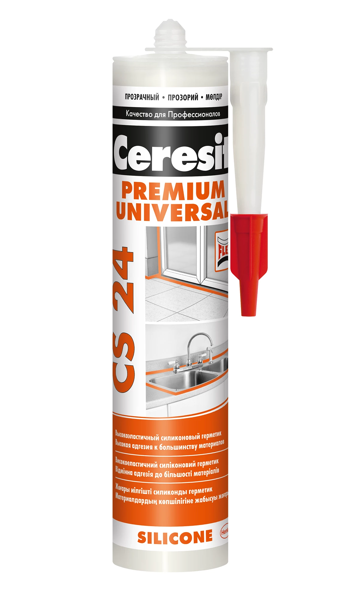 Ceresit CS24 280 мл герметик силіконовий (прозорий)