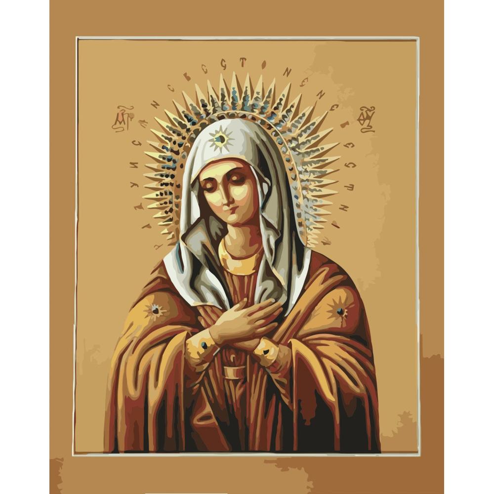 Картина по номерам Strateg Премиум Икона Умиление 40x50 см (GS022)