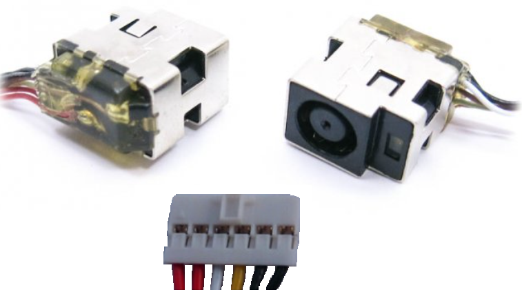 Разьем питания для ноутбука HP DV5 533512-001-531864-001 533465-001 с кабелем/шлейф/гнездо для зарядки (1838576651) - фото 3