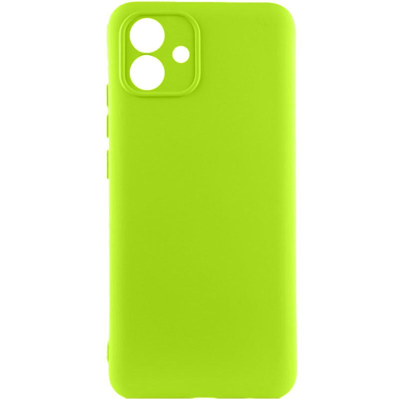 Противоударный Чехол Silicone Cover Lakshmi Full Camera (A) для Samsung Galaxy A05 Салатовый / Neon Green