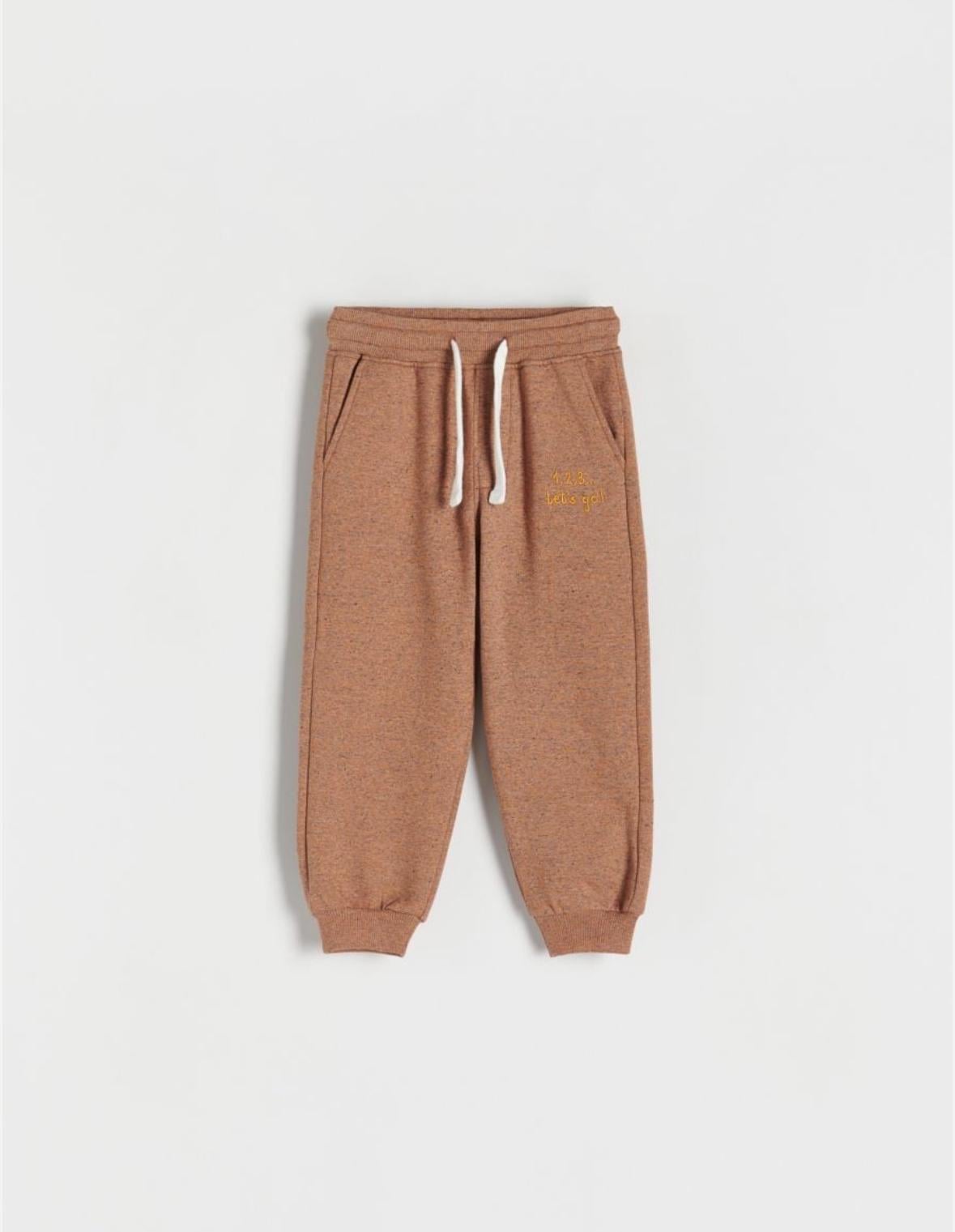 Брюки спортивные детские Reserved утепленные 80 см Коричневый (905524)