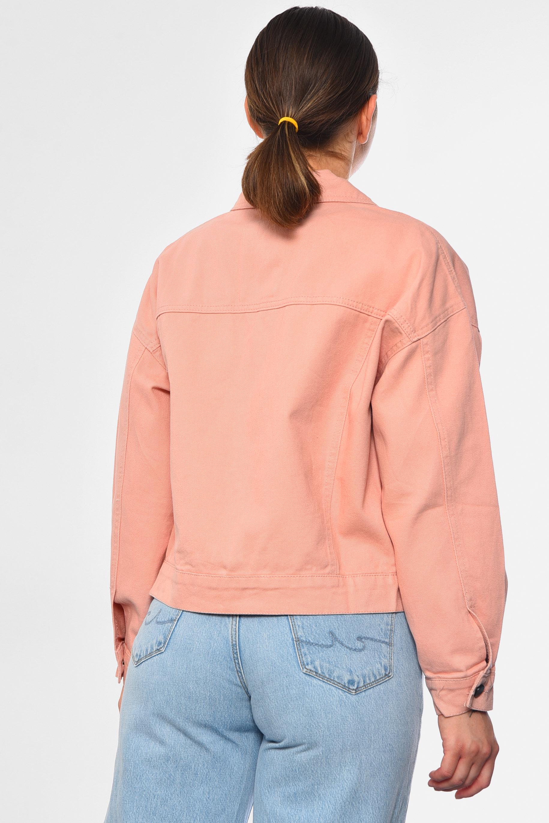 Джинсовка женская M Розовый (184212) - фото 3