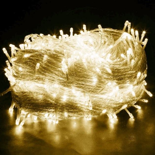 Гирлянда уличная UKC RD-7099 100 LED теплый свет 10 м (3-5-13773)
