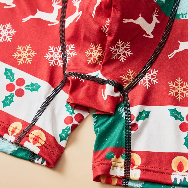 Трусы-боксеры мужские с новогодним принтом M Разноцветный (2825429616) - фото 3