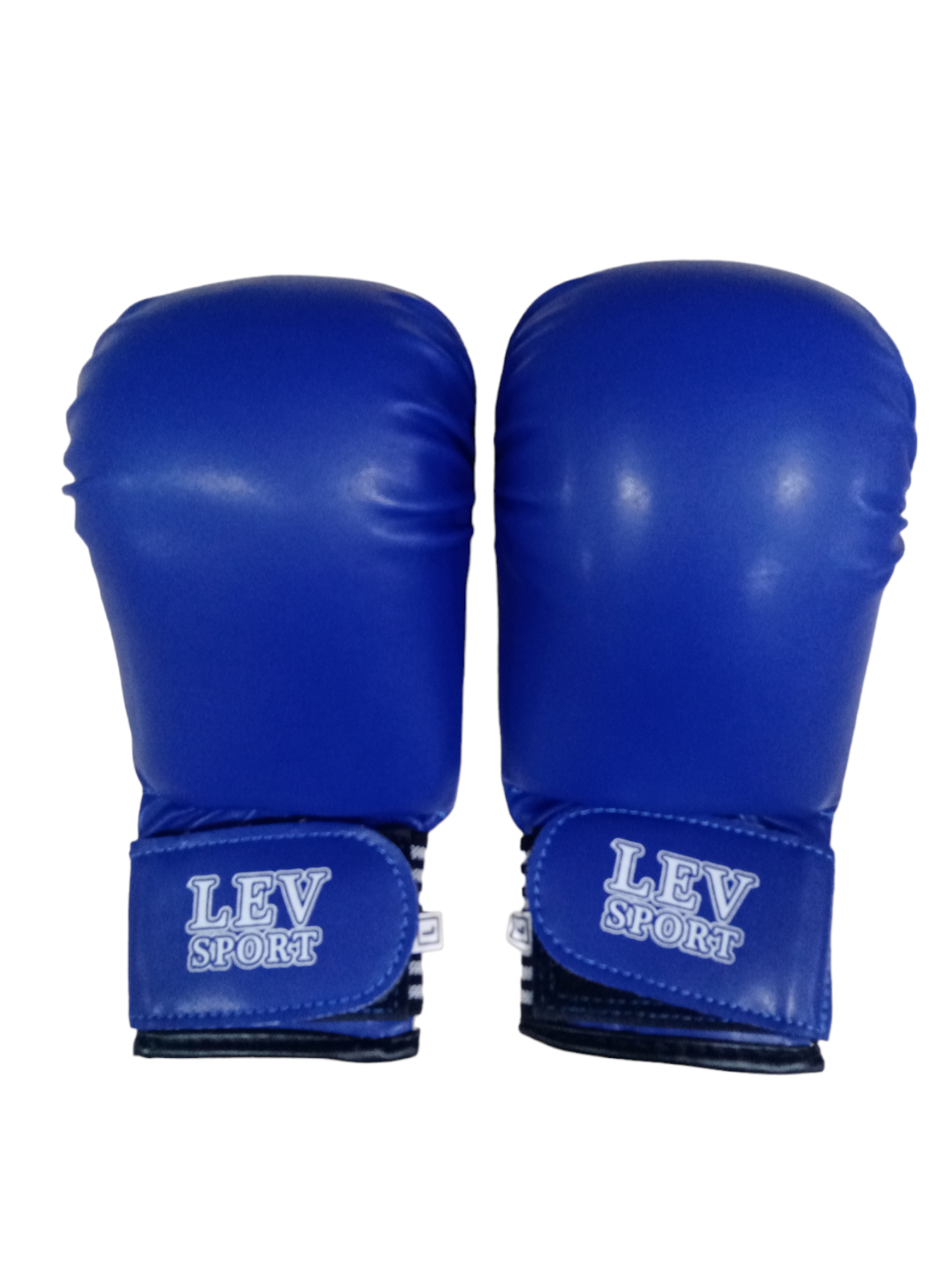 Накладки перчатки карате Lev Sport кожзаменитель M Синий (8585053829020)