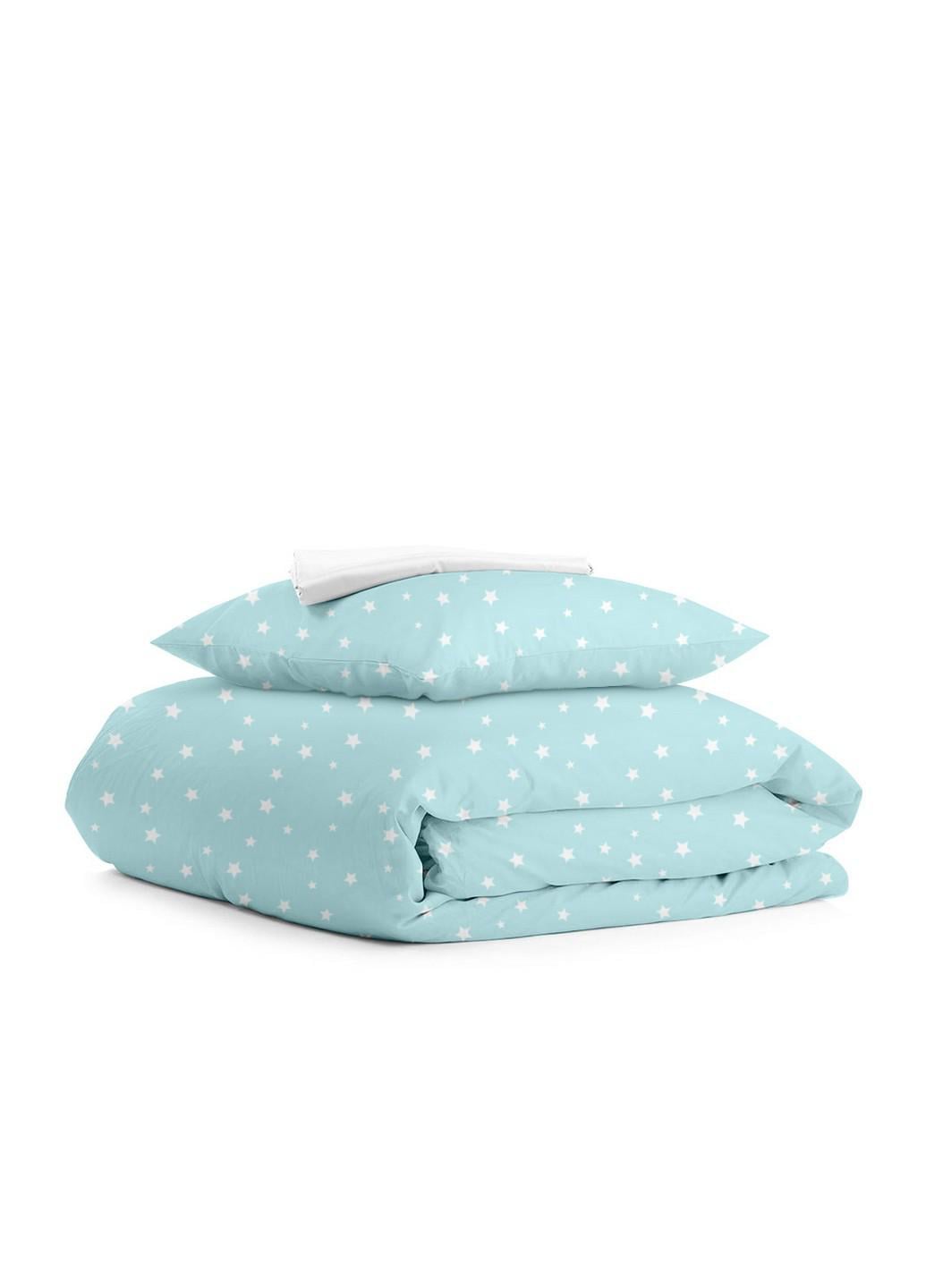 Подростковое постельное бельё STARFALL MINT WHITE