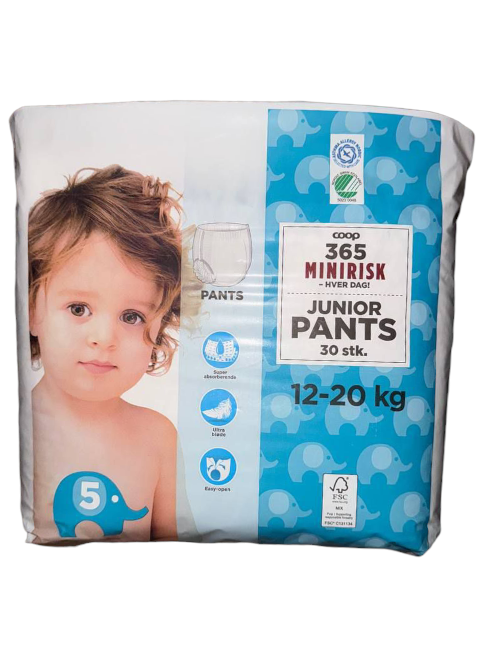 Підгузки-трусики Coop Minirisk 5 12-20 кг 30 шт. (2779804617) Підгузки-трусики Coop Minirisk 5 12-20 кг 30 шт. (2779804617)