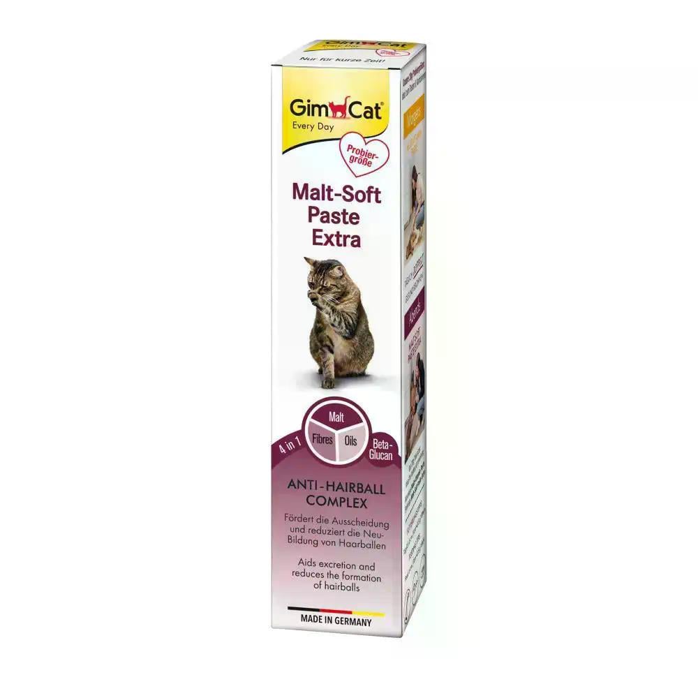 Паста для вывода шерсти из желудка кошек GimCat Malt-Soft Extra 100 г