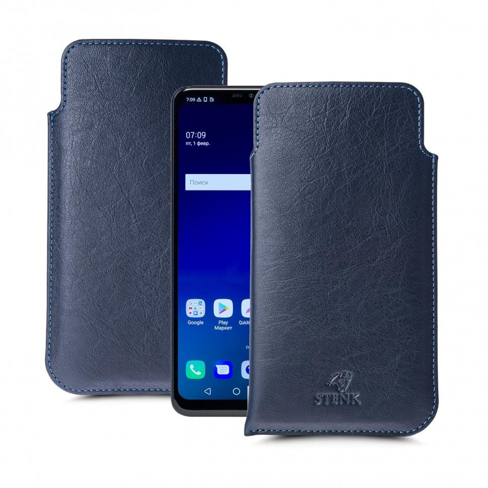 Футляр Stenk Elegance для LG G7 Fit Синий (63312)