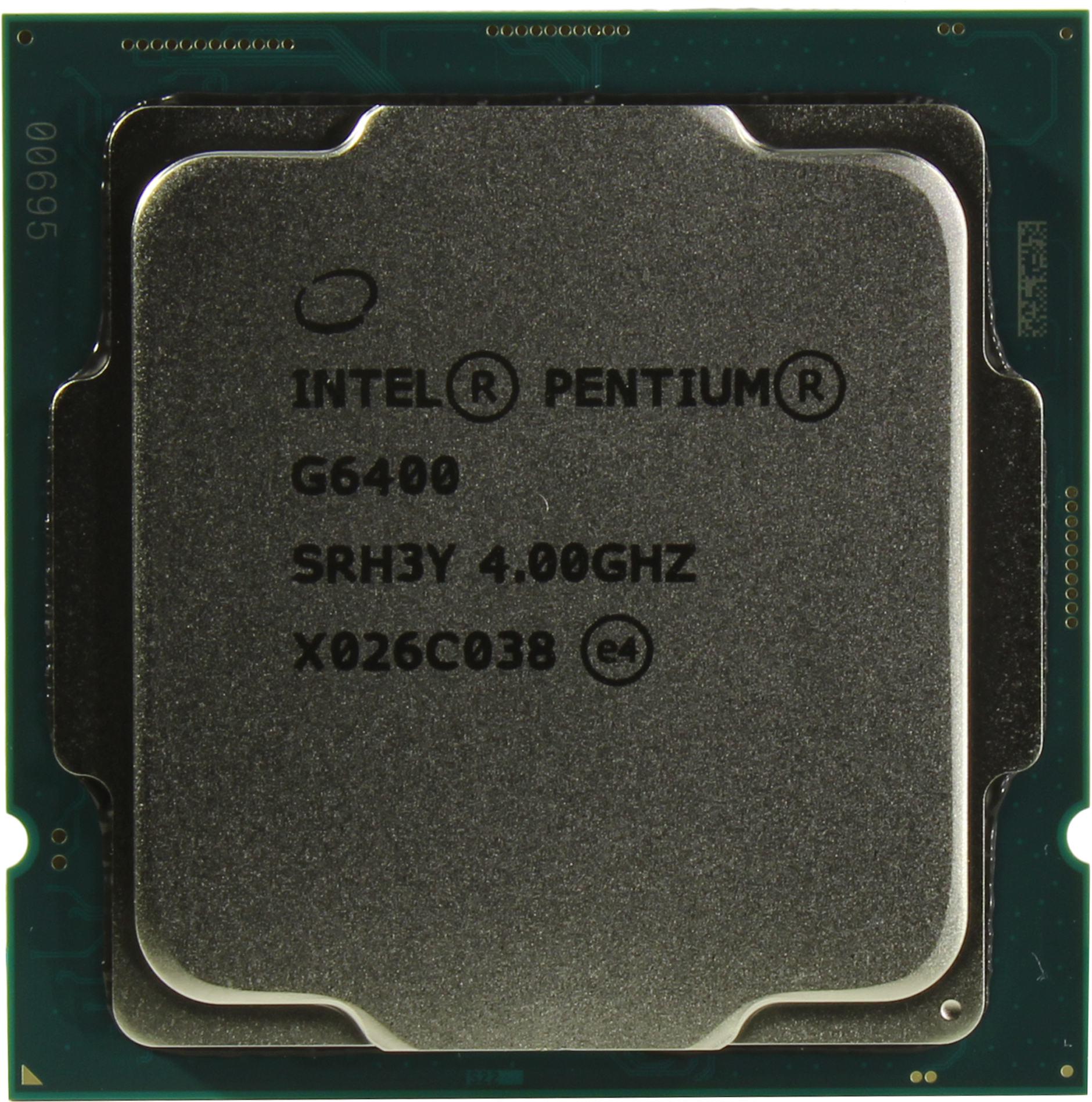 Процесор Intel Pentium G6400 BX80701G6400 s1200 4T 4,0 ГГц