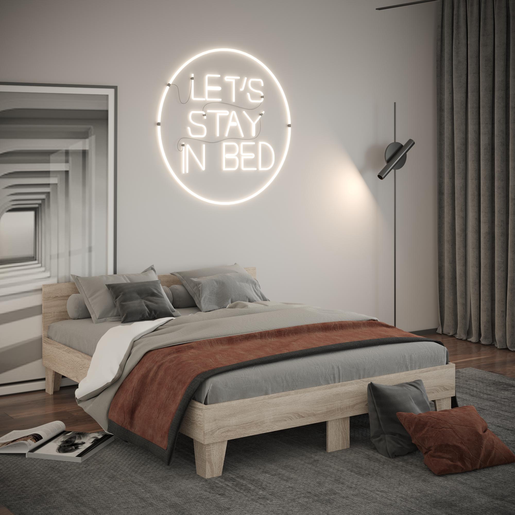 Двуспальная кровать - Материал корпуса: ДСП