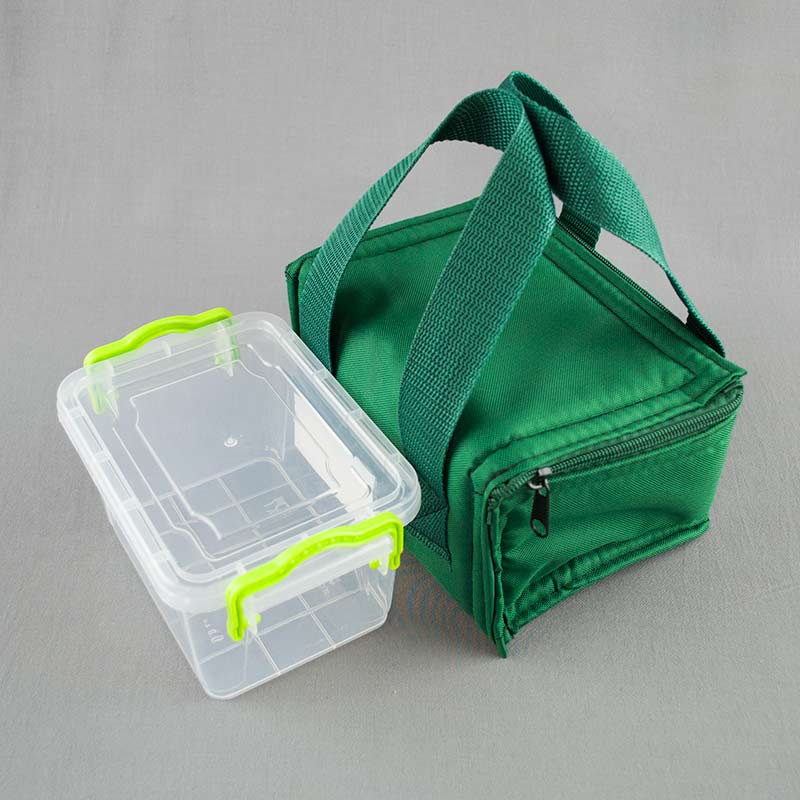 Термосумка PRO Light House с контейнером для еды 0,8 л Зеленый