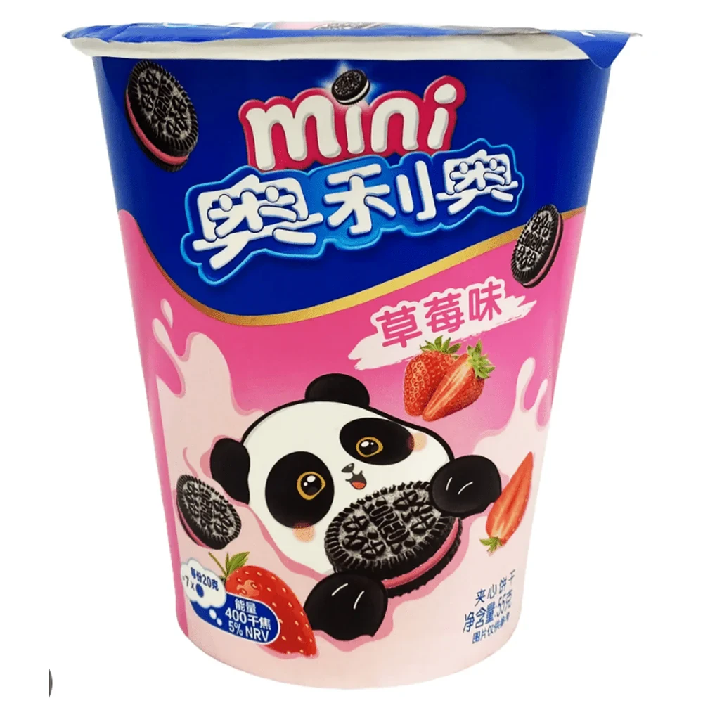 Мини печенье OREO со вкусом клубники в стаканчике 55 г (2363511359) Мини печенье OREO со вкусом клубники в стаканчике 55 г (2363511359)