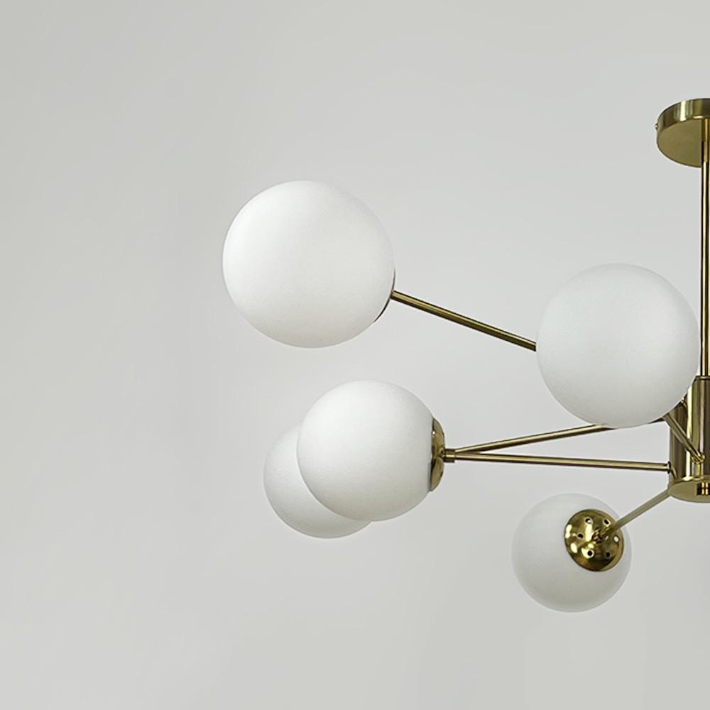 Люстра стельова Right Selection на 10 плафонів (CD 111/10 AB) - фото 4