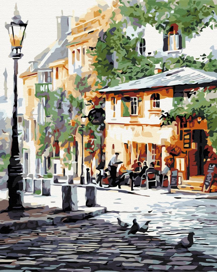 Картина по номерам Brushme Летнее кафе 40x50 см (BS8875)