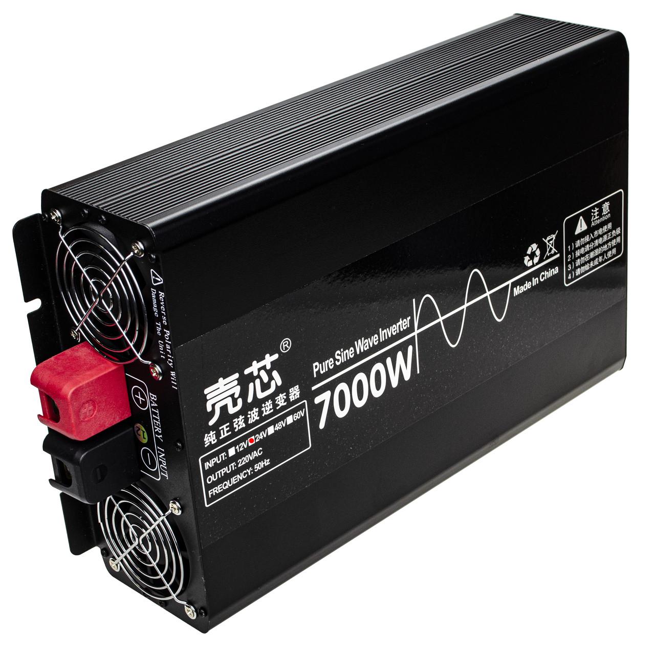 Инвертор 24V-220 KAIX 7000W SIN преобразователь напряжения 24V-220V чистая синусоида 7000 Вт - фото 6