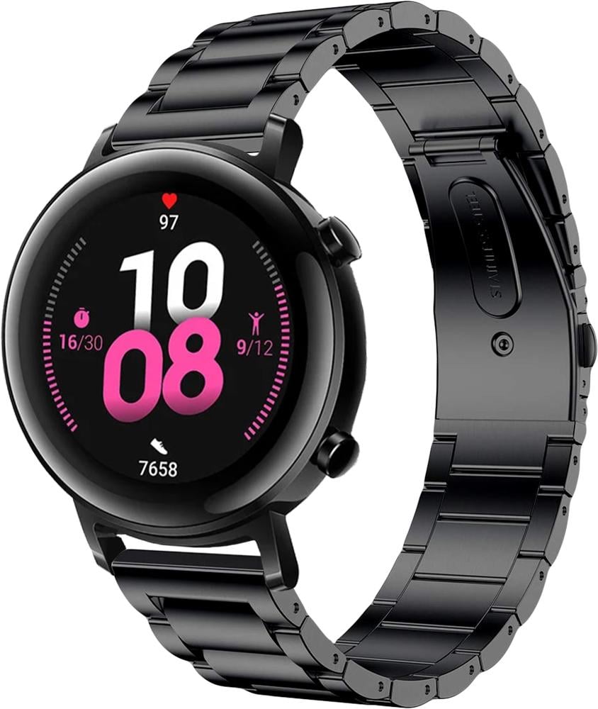 Браслет металлический Shape для Huawei Watch GT 2 42 мм Black (25292-2B)