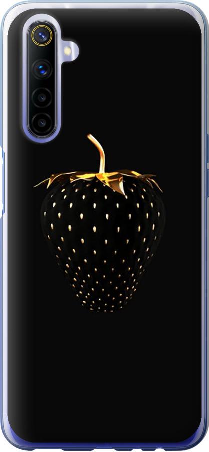 Чехол на Realme 6 Черная клубника (3585t-1913-42517)