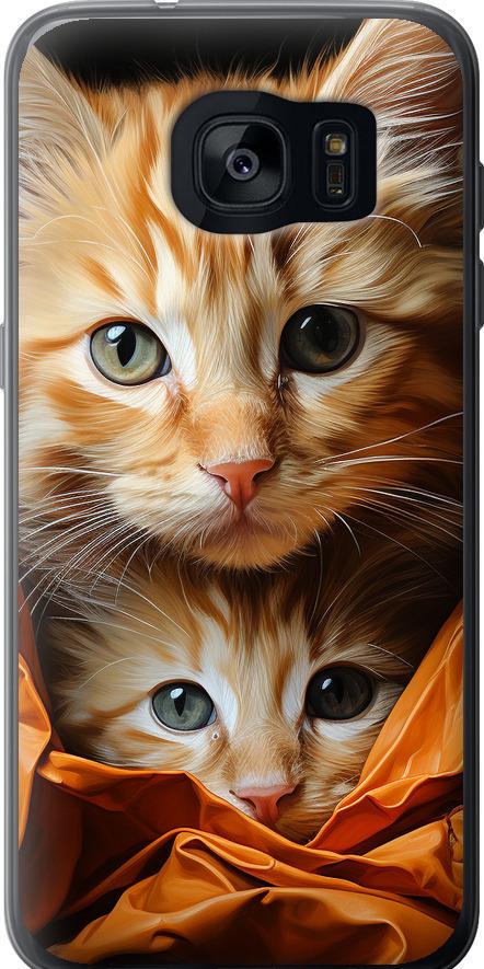 Чехол на Samsung Galaxy S7 Edge G935F Котики 2 (5664u-257-42517)