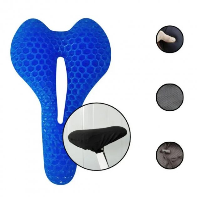 Подушка для сиденья велосипеда гелевая (70313) - фото 5 Подушка для сиденья велосипеда гелевая (70313) - фото 5