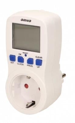 Таймер програматор з LCD дисплеєм на 16 програм OR-PRE-409(GS) ORNO