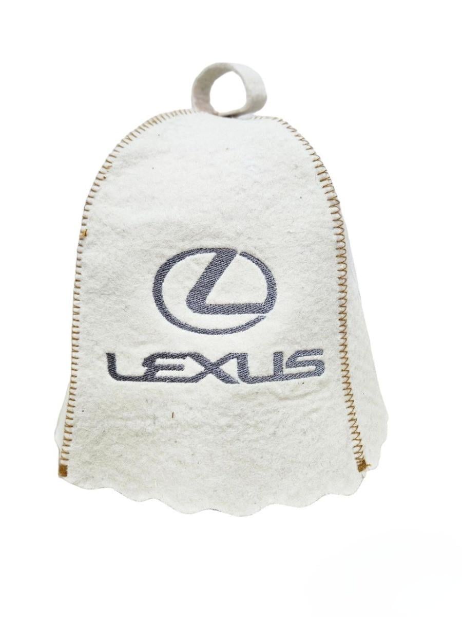 Шапка для бани Luxyart Lexus натуральный войлок Белый (LR-961)