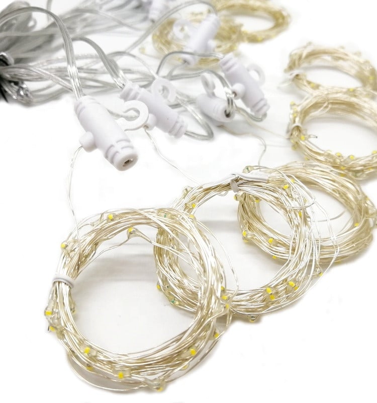 Гірлянда світлодіодна Ltl Роса 300 led 3x3 м штора Білий - фото 4 Гірлянда світлодіодна Ltl Роса 300 led 3x3 м штора Білий - фото 4