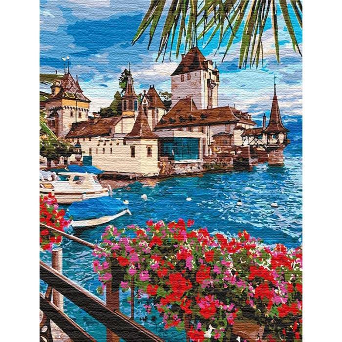 Картина за номерами Ідейка Чарівна Швейцарія 50x65 см (KHO12253)