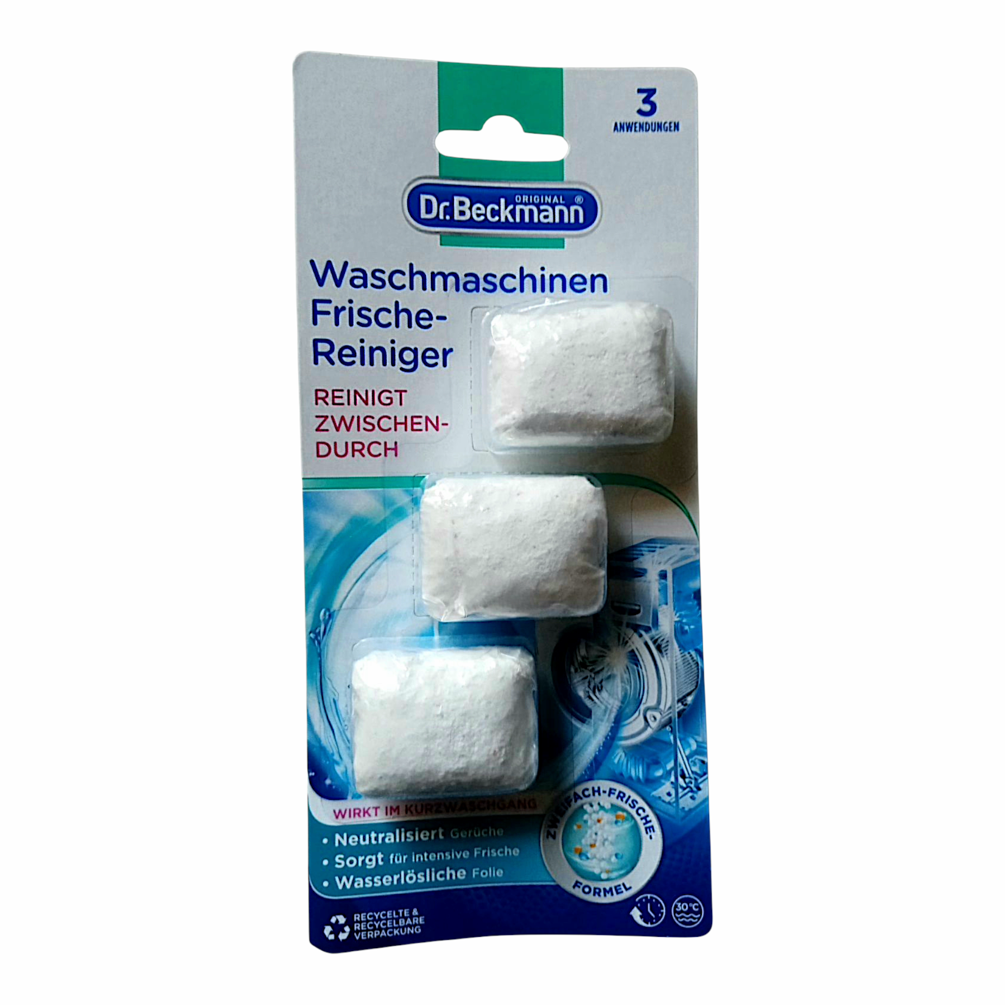 Таблетки для чистки стиральных машин Dr. Beckmann Washing Machine Frische Reiniger tabs 60 г (664605dr)