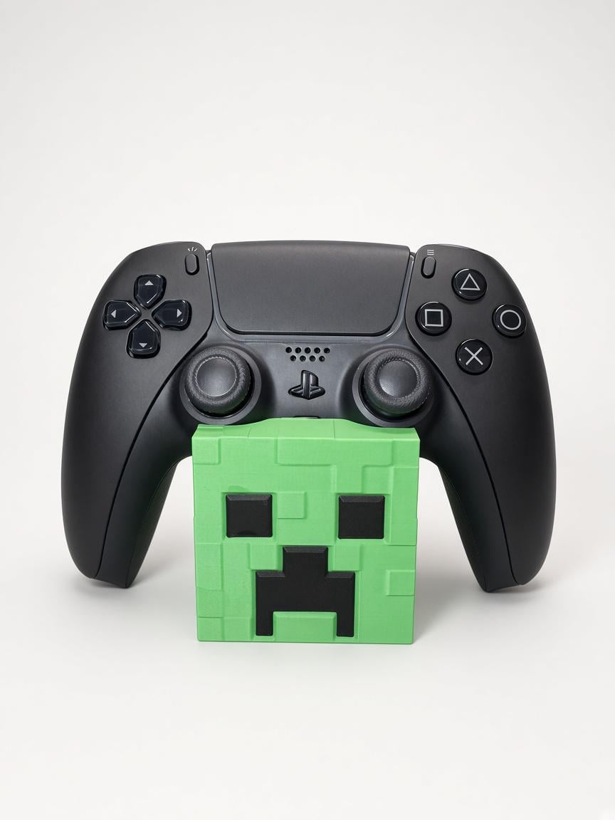 Підставка настільна для геймпада DualSense PS5 Minecraft Крипер (1021) Підставка настільна для геймпада DualSense PS5 Minecraft Крипер (1021)