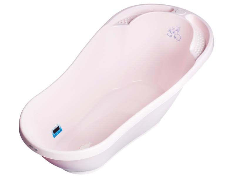 Ванна дитяча зі зливом Bunny 92 см Powder Pink