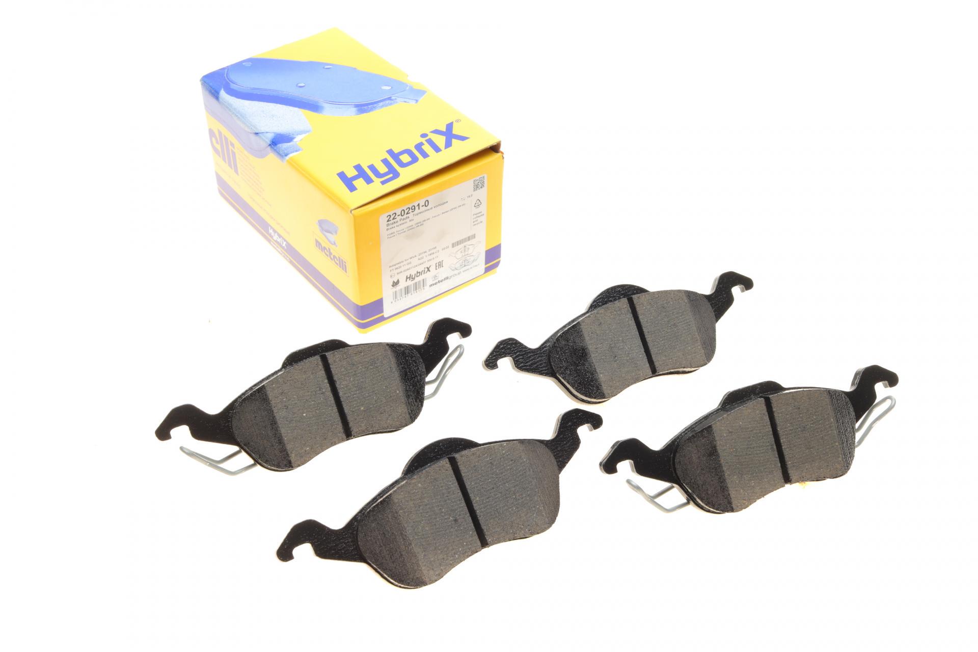 Колодки тормозные передние METELLI Ford Focus 98-05 (22-0291-0 METELLI) Колодки тормозные передние METELLI Ford Focus 98-05 (22-0291-0 METELLI)