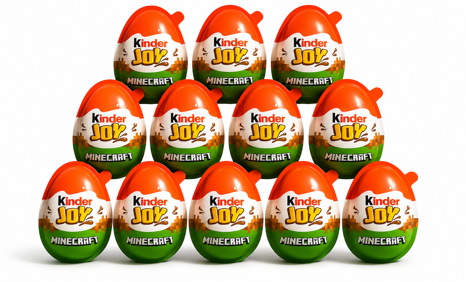 Яйца шоколадные Kinder Joy Minecraft молочный шоколад 12 шт. 120 г