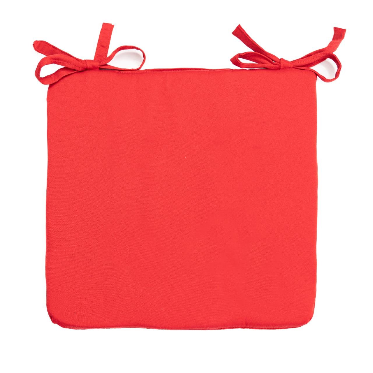 Подушка для стула/кресла/табурета 40х40х4 см Красный (2077826450) - фото 1 Подушка для стула/кресла/табурета 40х40х4 см Красный (2077826450) - фото 1