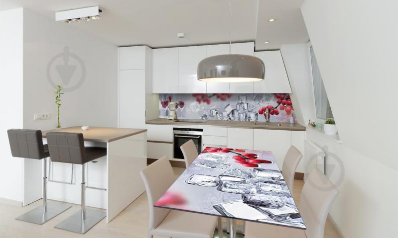 Наклейка виниловая на стол Zatarga «Красные Ягоды Лед» 600х1200 мм Z180301st Наклейка виниловая на стол Zatarga «Красные Ягоды Лед» 600х1200 мм Z180301st