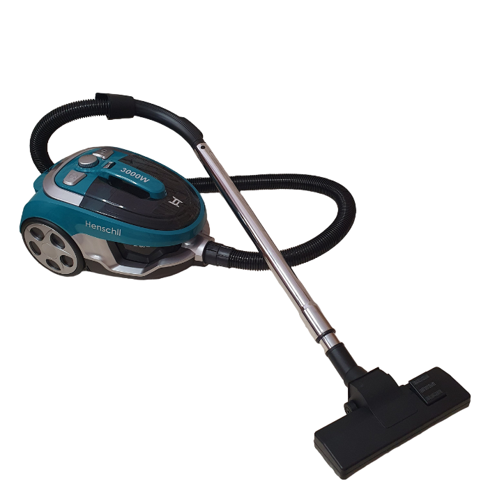 Контейнерный пылесос без мешка для пыли Henschll XN19-87 3000W, съемный контейнер, моющийся фильтр, бирюзовый Контейнерный пылесос без мешка для пыли Henschll XN19-87 3000W, съемный контейнер, моющийся фильтр, бирюзовый