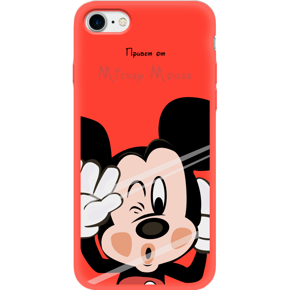 Чохол BoxFace Apple iPhone 7/8 SE 2020 Mister M Червоний силікон  (26205-cc58-35445)