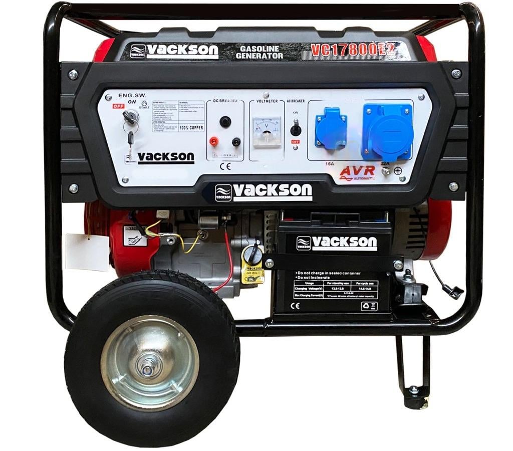 Генератор бензиновый Vackson VC17800E2 7,0/7,5 кВт 230В электростартер (32147536) Генератор бензиновый Vackson VC17800E2 7,0/7,5 кВт 230В электростартер (32147536)