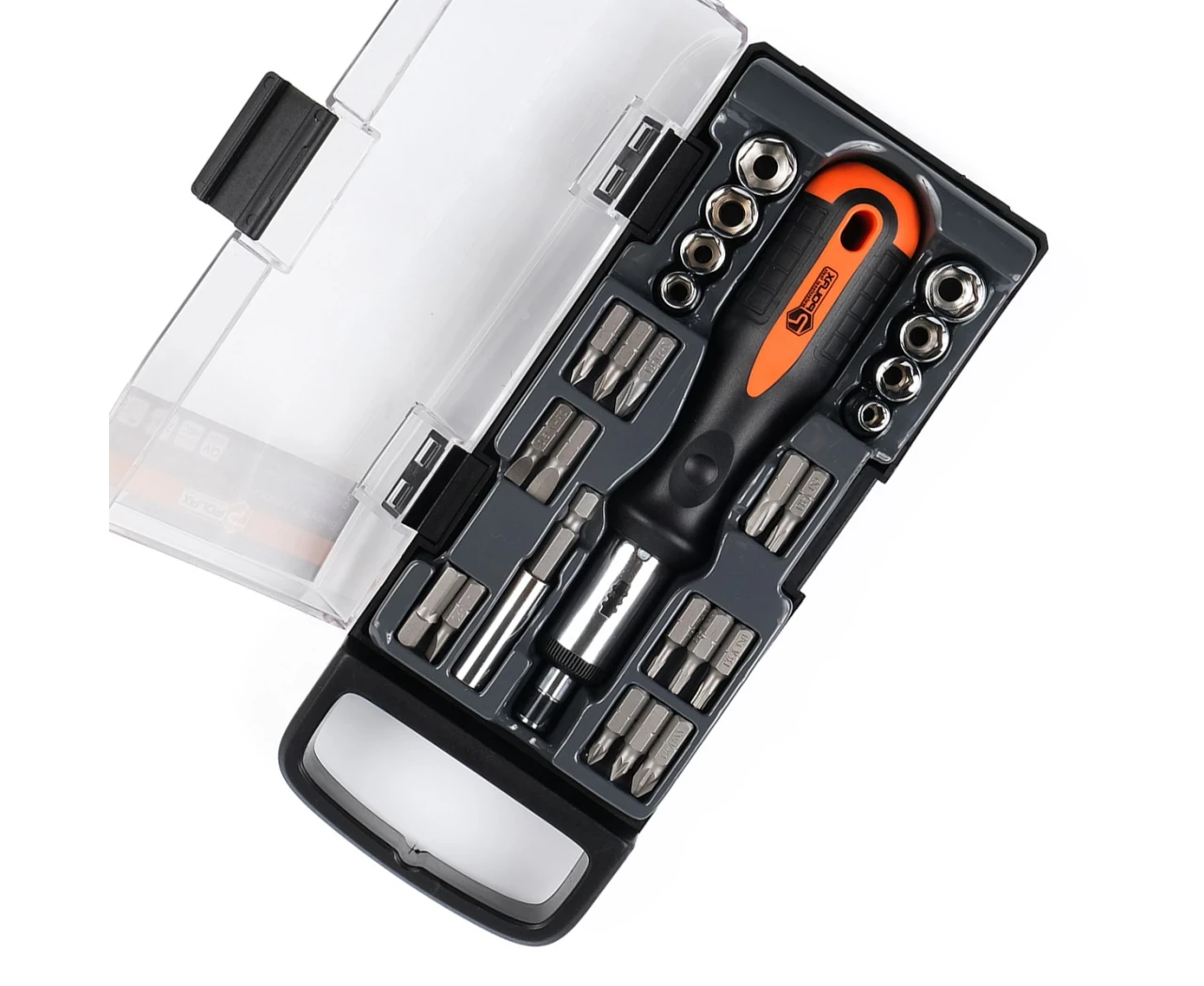 Викрутка з реверсом та змінними насадками 25 шт. (27558194) - фото 7 Викрутка з реверсом та змінними насадками 25 шт. (27558194) - фото 7