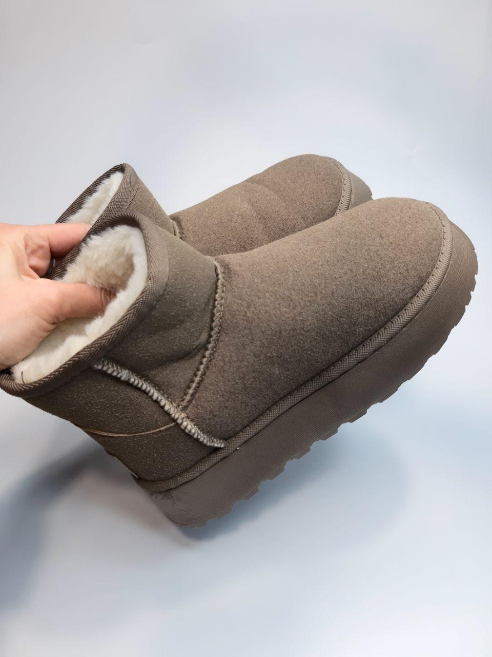 Уги женские VEAGIA р. 36 22 см Бежевый темный (7282-2 beige) - фото 4 Уги женские VEAGIA р. 36 22 см Бежевый темный (7282-2 beige) - фото 4