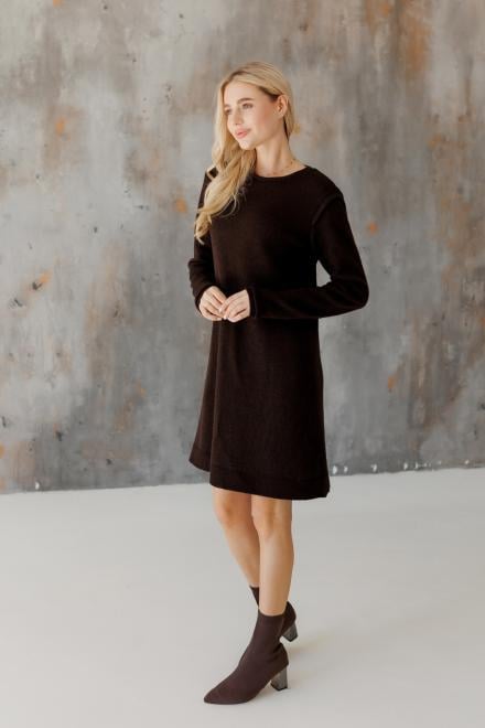 Платье мини ART KNIT Николь S Шоколадный (42474)