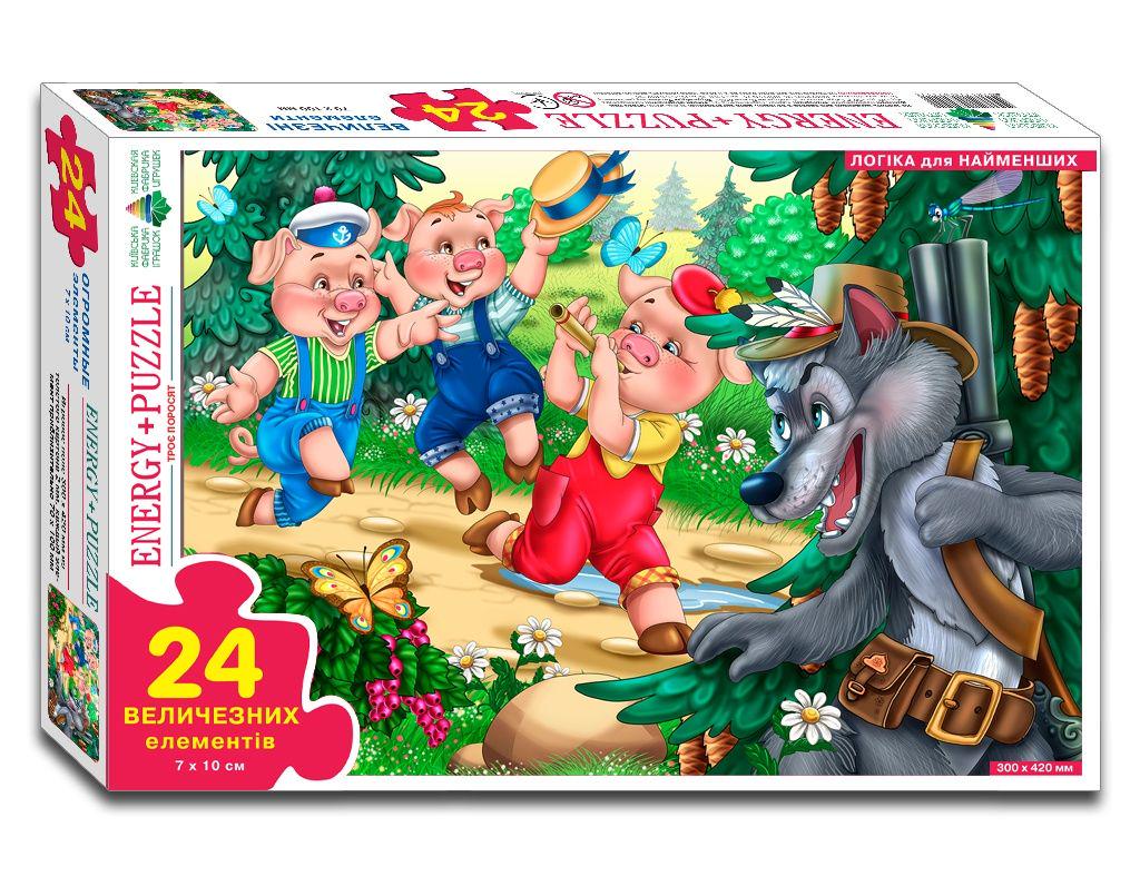 Пазлы Трое поросят 24 эл. (128679)