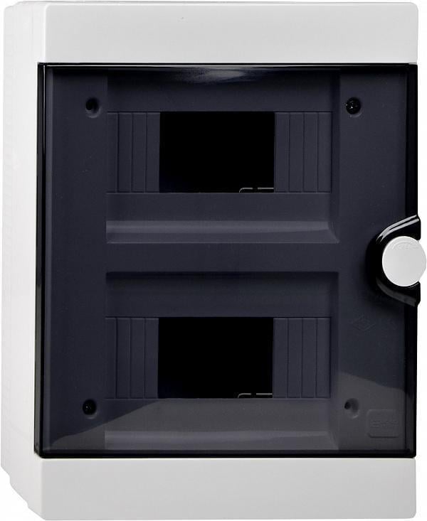 Щит розподільний АСКО-Укрем Ubox 16 модулів пластик 287х233х95 мм Прозорий (A0270010007)