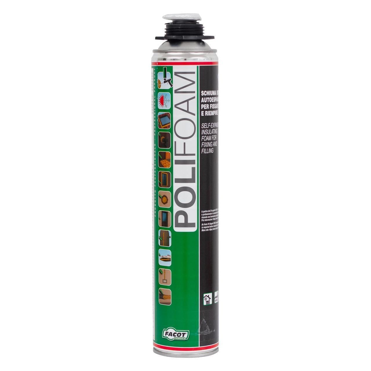 Пена монтажная ручная FACOT POLIFOAM 750 мл (POLIA750)