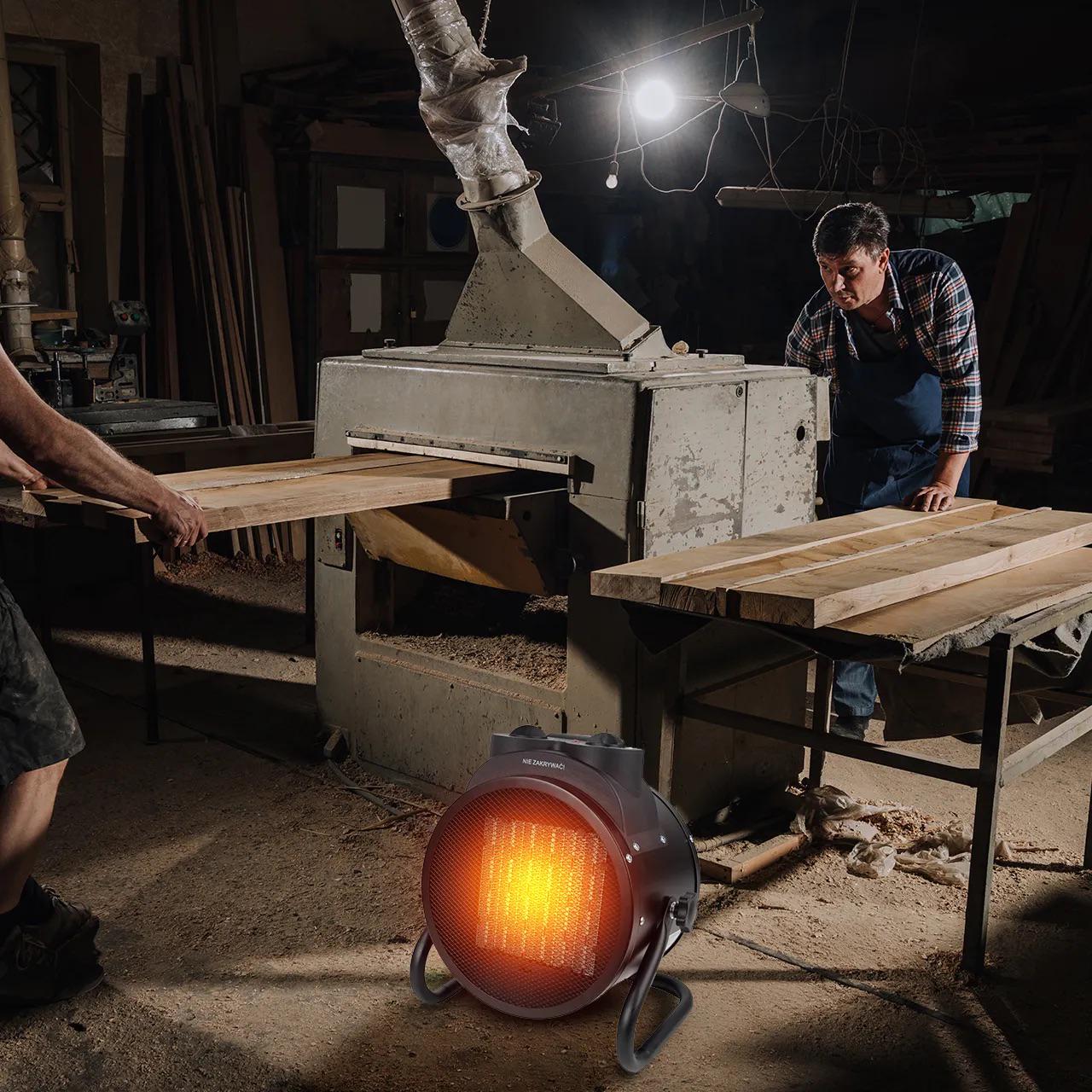 Керамічний обігрівач Maltec термостат/вентилятор 3,5 кВт 220 В до 60 м2 (INFERNO6000) - фото 10